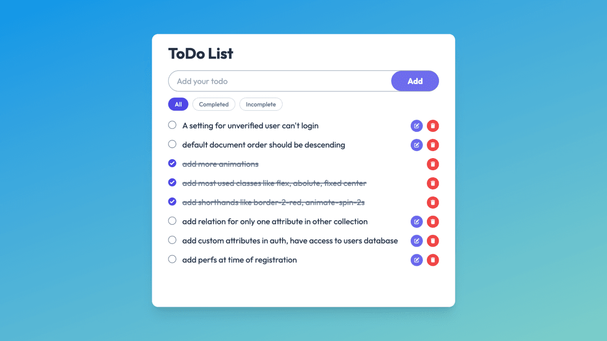 ToDo App